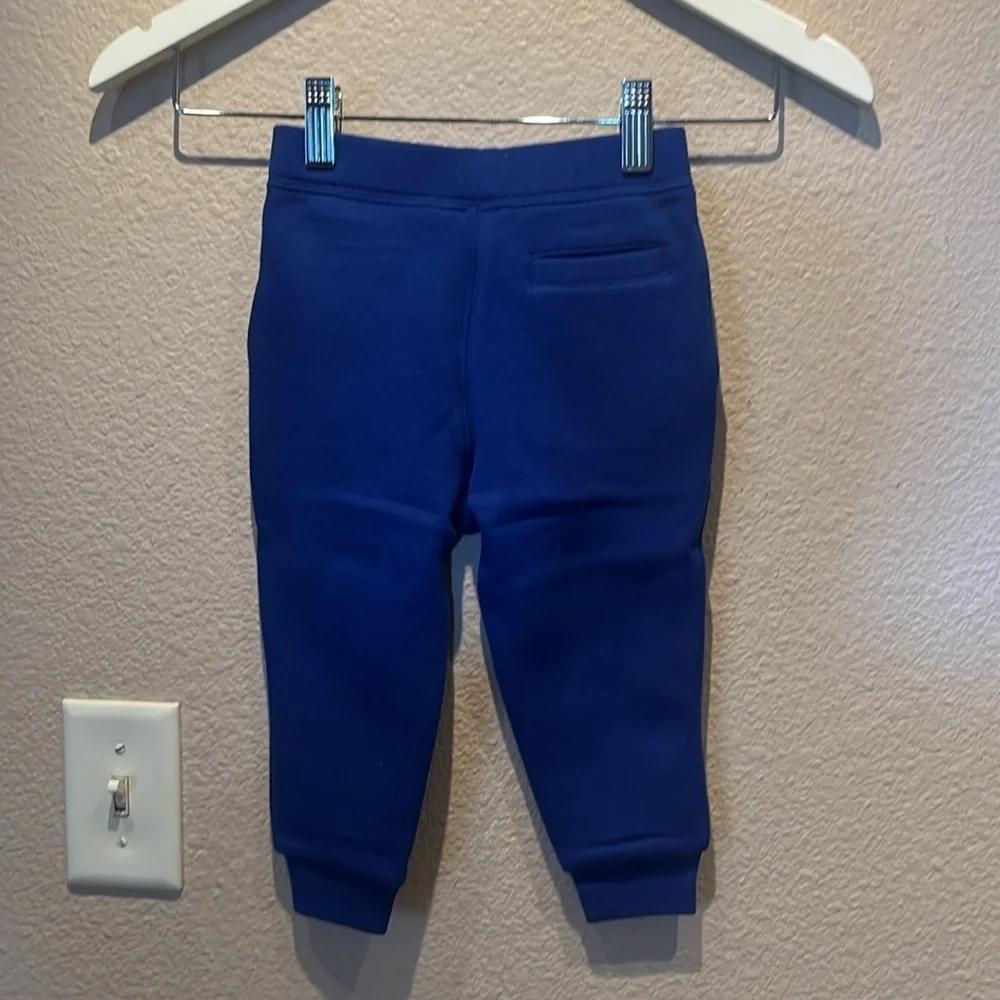 New Ralph Lauren Boy’s Girl’s Blue Joggers Sweats Sweat pants size 18 Months NWT